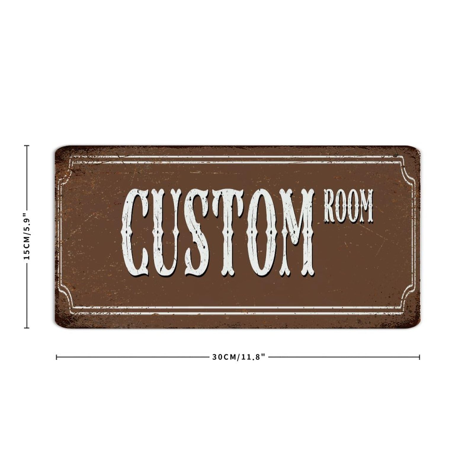 Targa In Metallo EMOHAT Regole Della Stanza - Cartello Decorativo Vintage 20x30 Cm Per Cameretta, Soggiorno, Man Cave, Ufficio - Poster In Lamiera - 4
