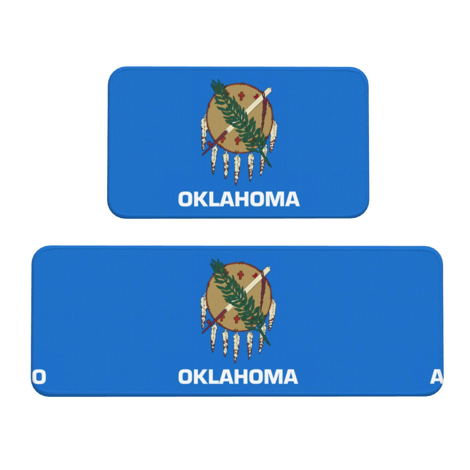 Tapetes de chef EdWal con bandera de Oklahoma, elegancia y resistencia premium