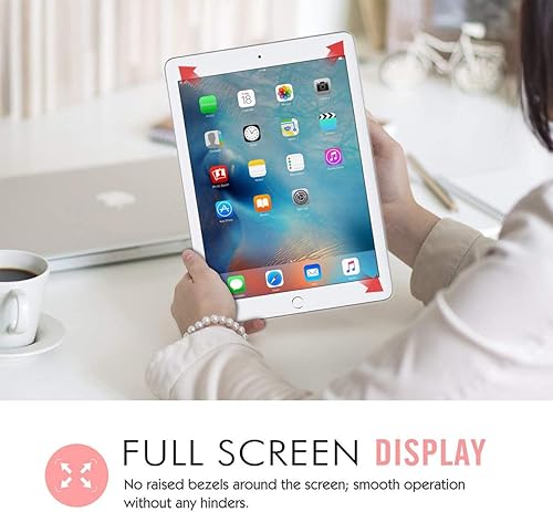 Miniatura 9 de Tapa protectora ultra delgada, ligera y ligera MoKo, con protector de policarbonato duro congelado para iPad Pro Parent de 9.7 pulgadas, 1-plateado