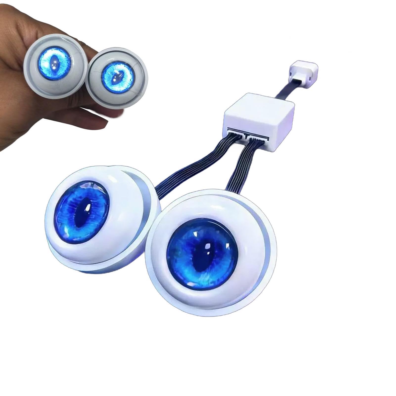 Bastelaugen Realistische Intelligente Bewegliche USB-Aufladbare Teile