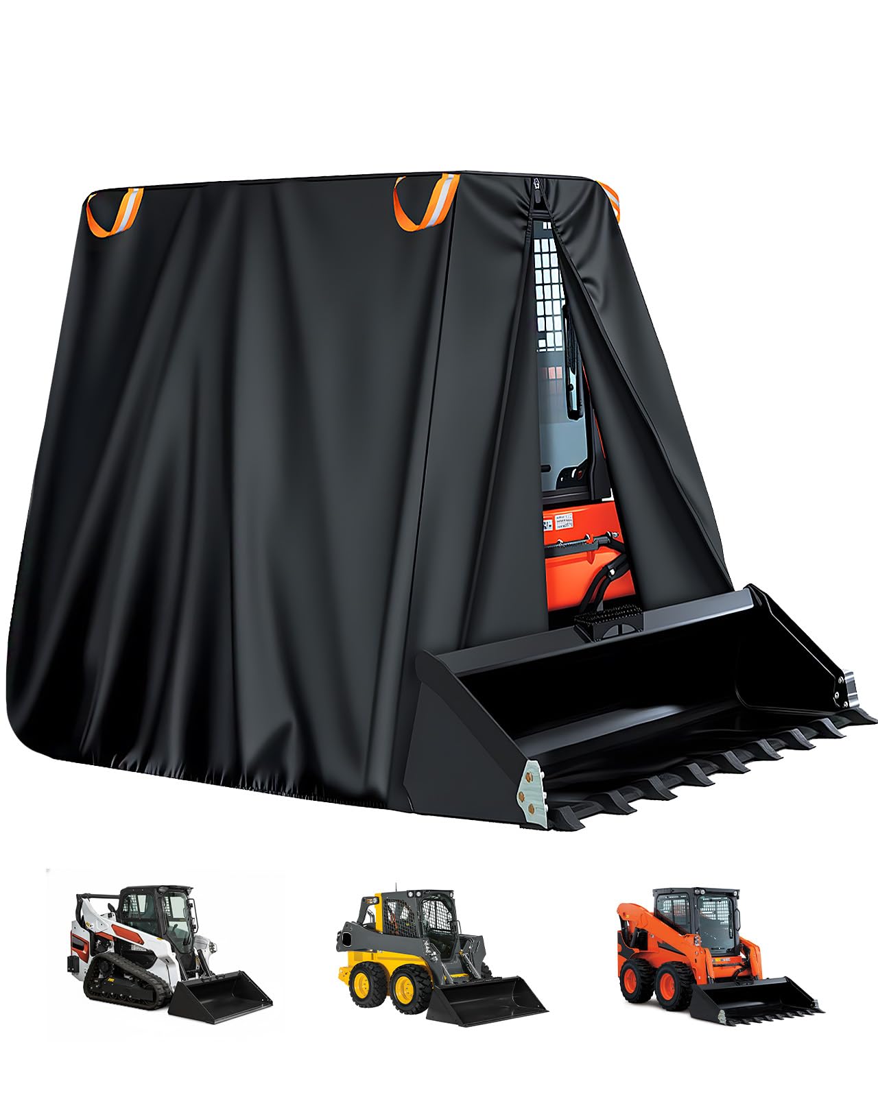 MDPROMCP Skid Steer Cover Waterproof Heavy Duty 420D Oxford Cloth