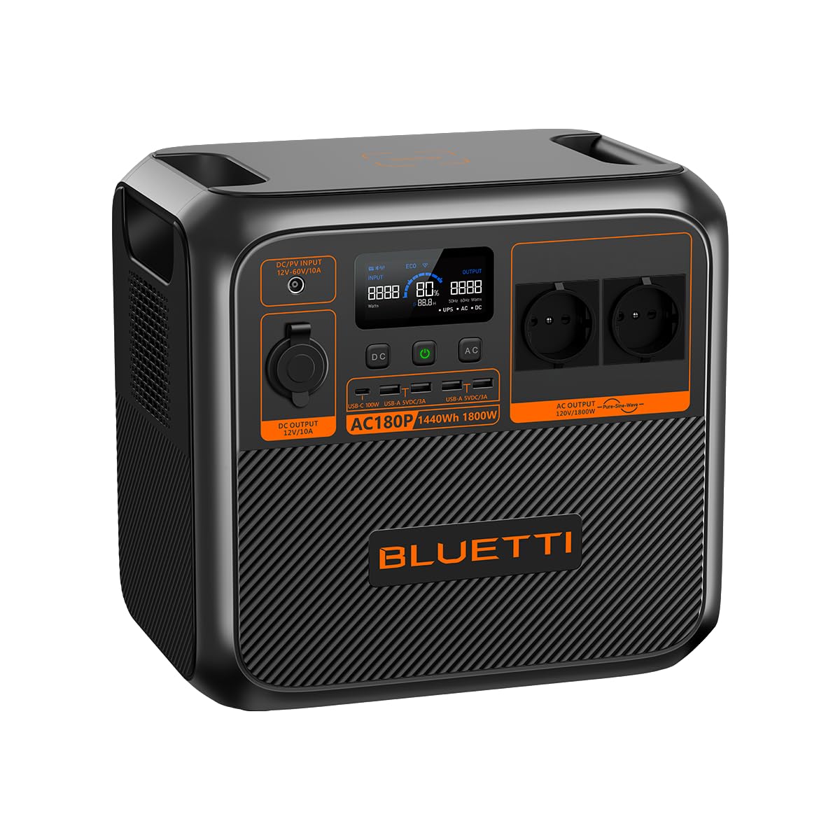 BLUETTI Portable Power Station AC180P Powerstation – Produktbeschreibung