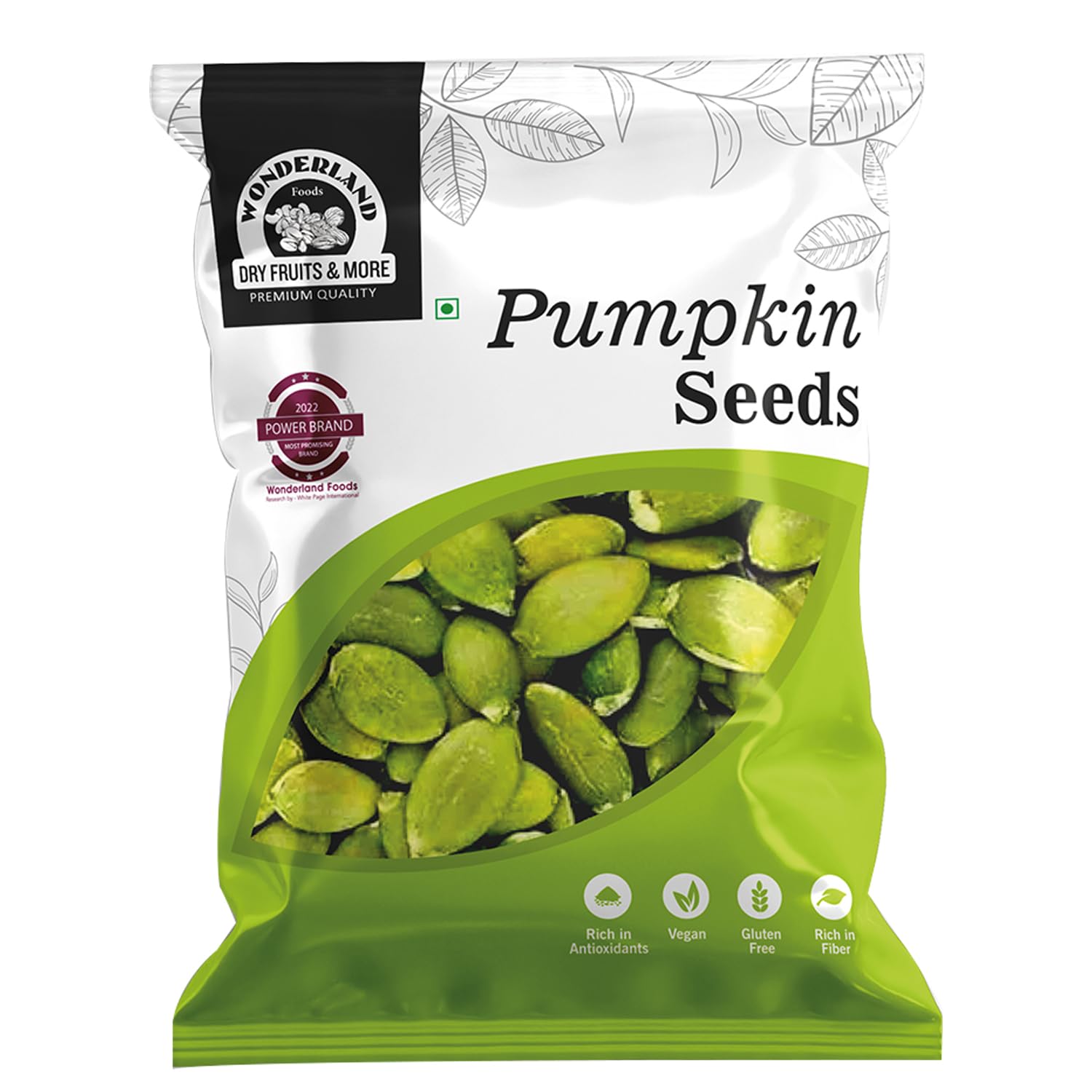 Wonderland Foods Raw & Unroasted Pumpkin Seeds 150g Pack of 1 Pouch I Kaddu Seeds Full of Protein, Antioxidants, & Fibre I Great Source of Omega 3 & Omega 6 I Immunity Booster Dieting Snack (B07MYFT3S6) Amazon Price History, Amazon Price Tracker