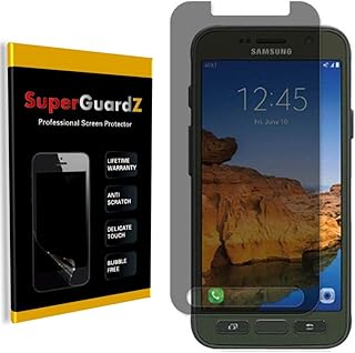 [2-Pack] for Samsung Galaxy S7 Active (NOT for Samsung Galaxy S7) - SuperGuardZÂ® Privacy Anti-Spy Screen Protector, Anti-Glare, Anti-Scratch, Anti-Bubble