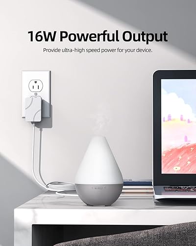 Miniatura 7 de Cable de alimentación apto para Young Living, doTERRA, InnoGear, aromaterapia, ASAKUKI, URPOWER, TaoTronics, VicTsing Difusor de aceite esencial