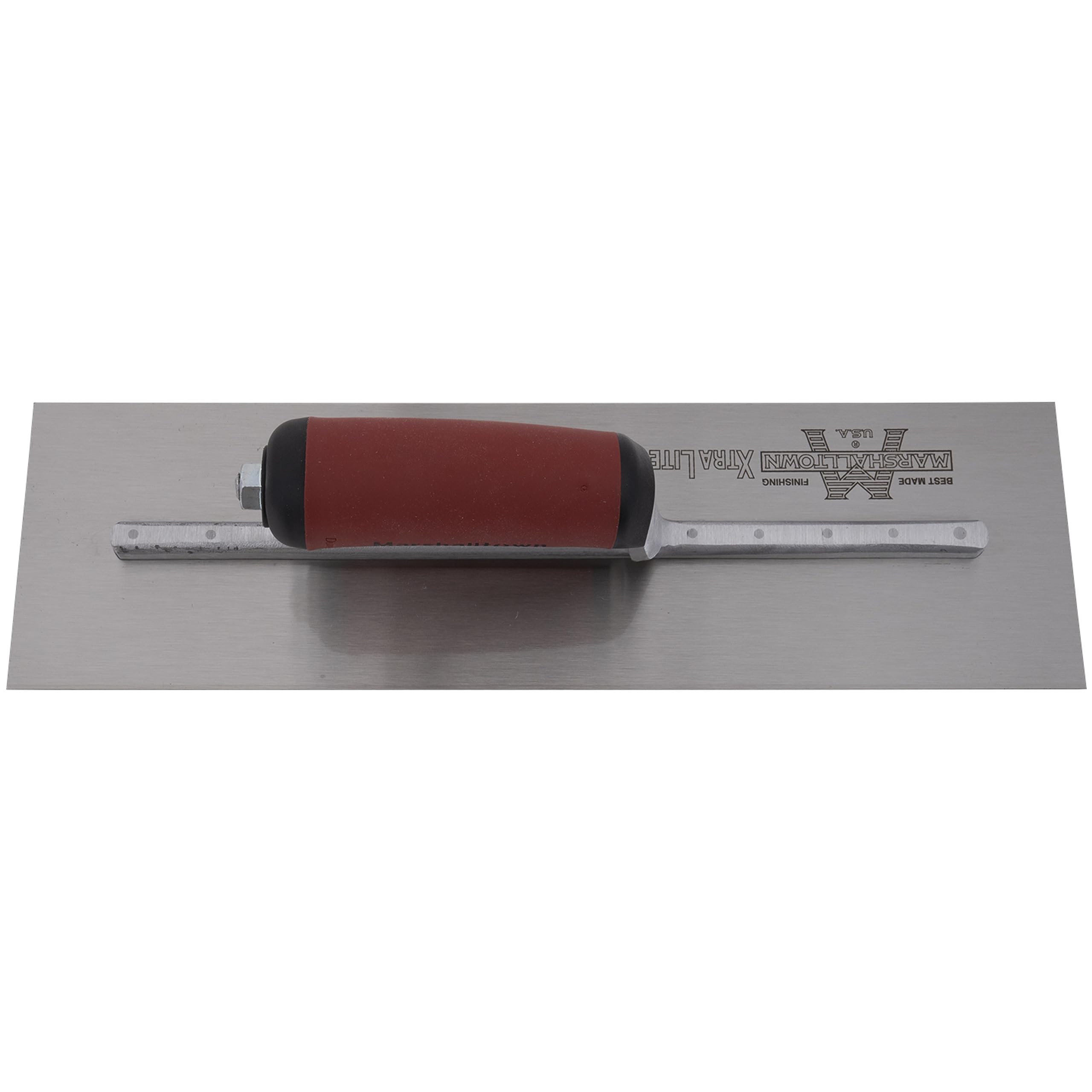 14 X 4 3/4 Carbonstahl-Glättkelle - Gebogener Durasoft Griff