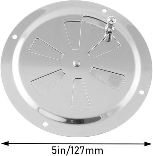 Miniatura 3 de Lind Kitchen Hoja de ventilación de acero inoxidable 316 de 5 pulgadas, apertura y cierre, placa de ventilación, ventanillas de yate y motocicleta,
