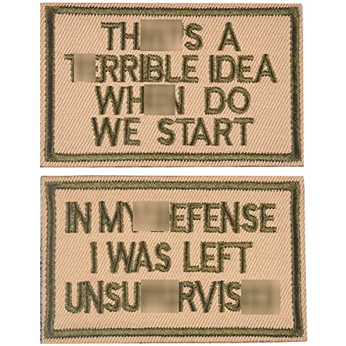 2 Pieces Patches Tactical Military Morale Patch for Tactical Gear