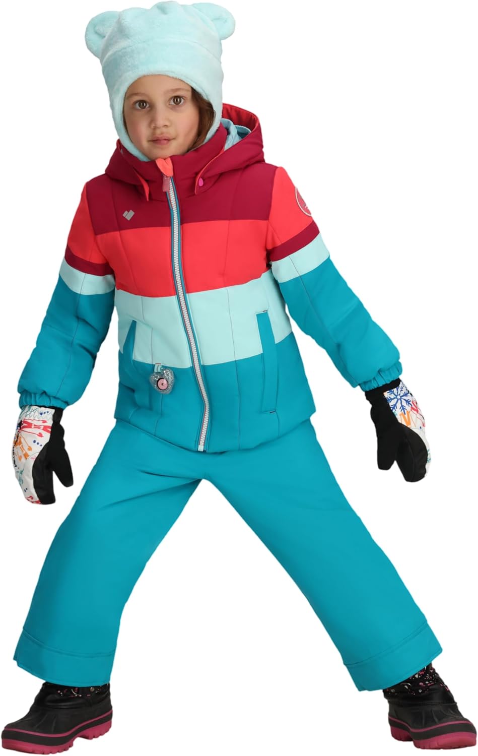 Obermeyer Girls Kaizen Ski Jacket, Insulated and Waterproof with Kids I-Grow System