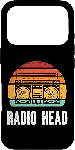 Miniatura 29 de Music Radio Head Boombox Retro Stereo Cassette Men Women Kid Case for iPhone Air