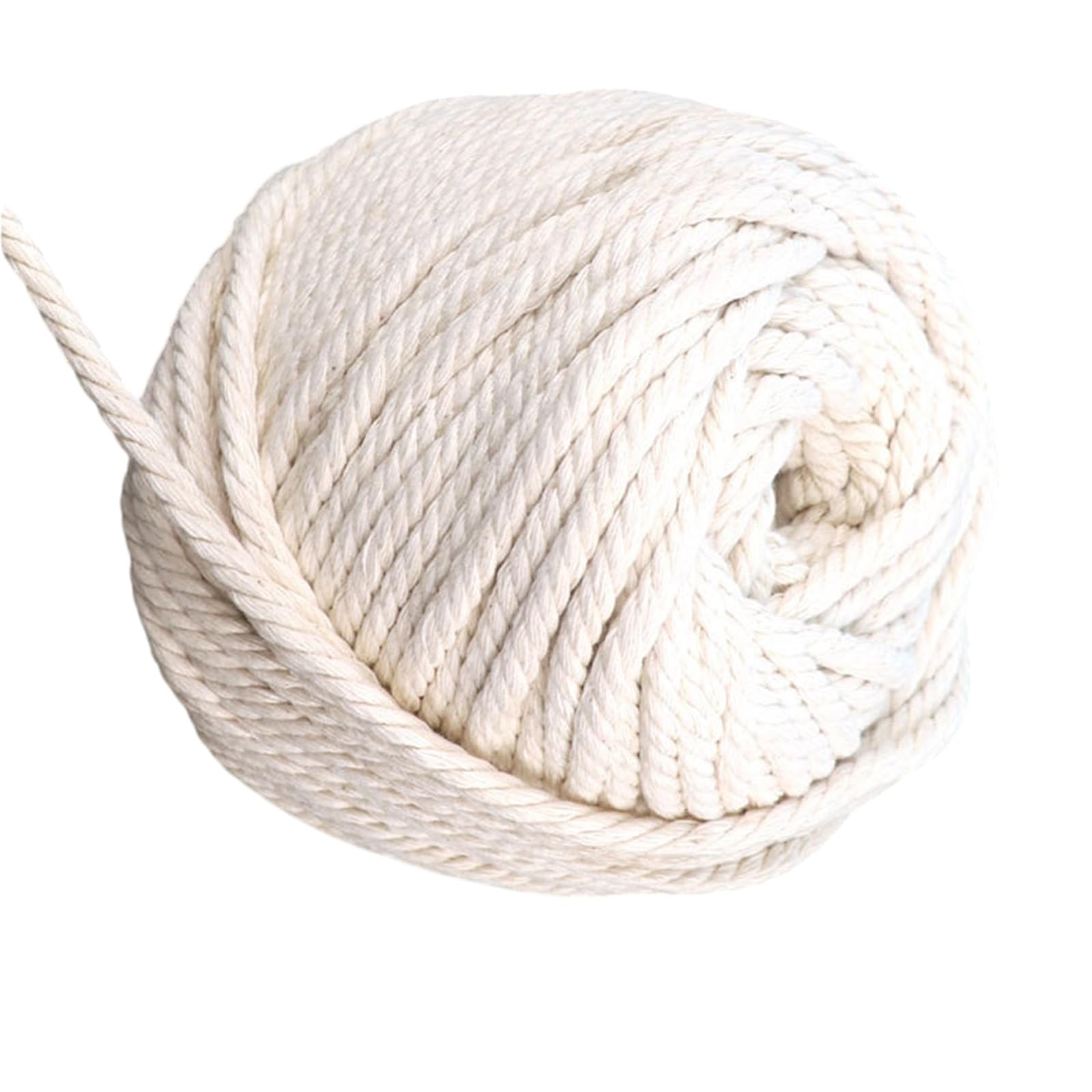 Hsyzygian Braided Cotton String for Crafting and Decoration Cotton Materials Great for Knotting and Accessories Rope