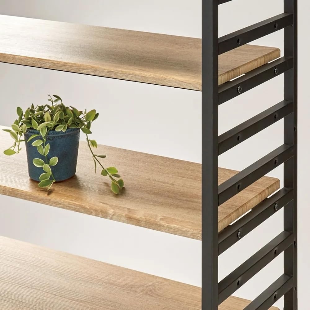 Amazon｜ディノス 本棚 ラック シェルフ 突っ張り収納 ブルックリン