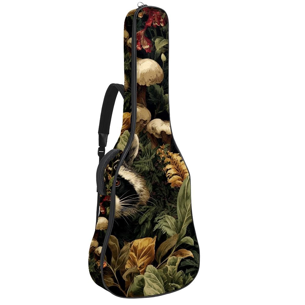 Gitarrentasche, volle Größe, 99 cm, 101,6 cm, 104,1 cm, für Akustikgitarre, Konzertgitarre, 10 mm dick, gepolstert, wasserdicht, mit Tasche, verstellbarer Schultergurt, stoßfest, Mehrfarbig