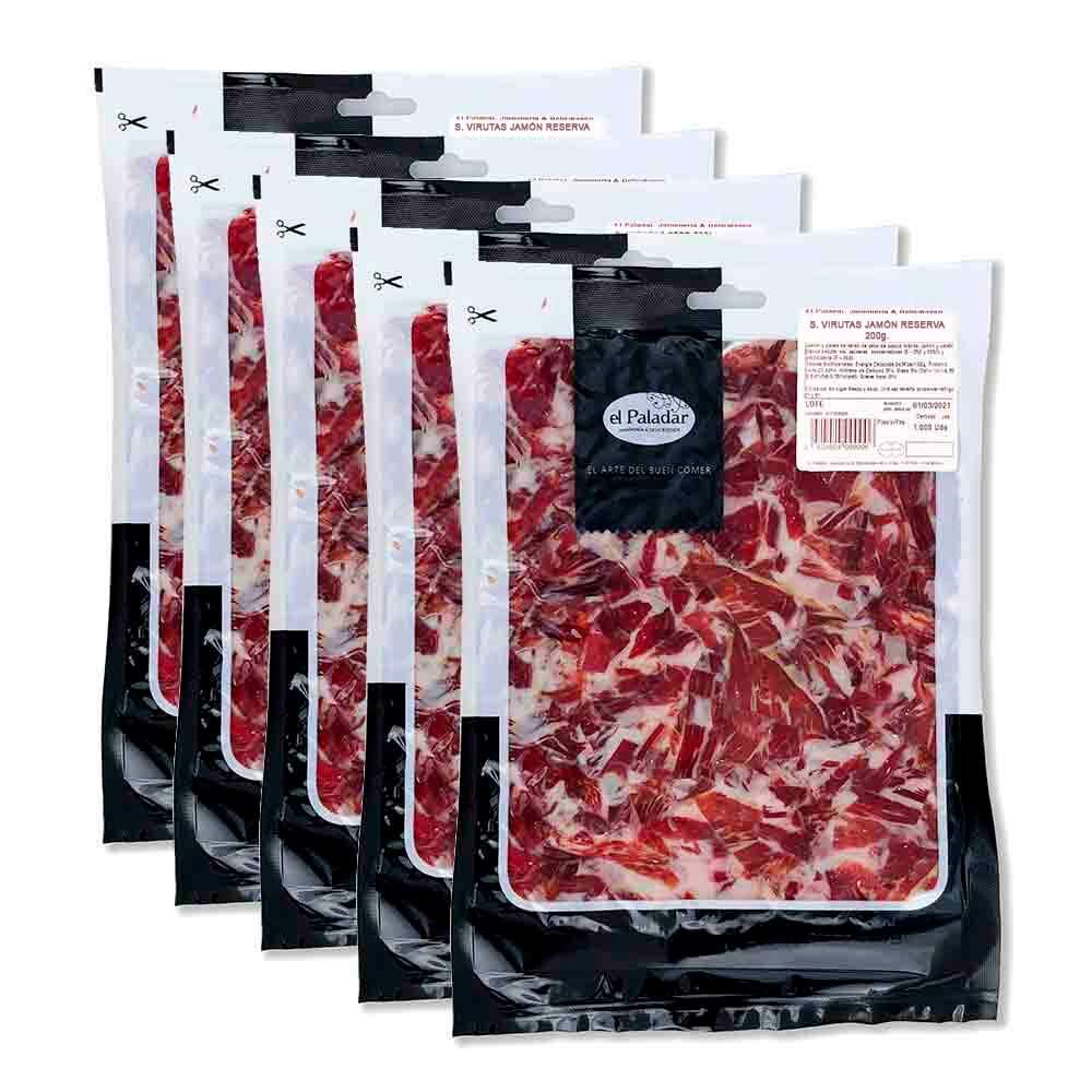 Pack 5 sobres Virutas de Jamón Premium (200gr. cada sobre) x5
