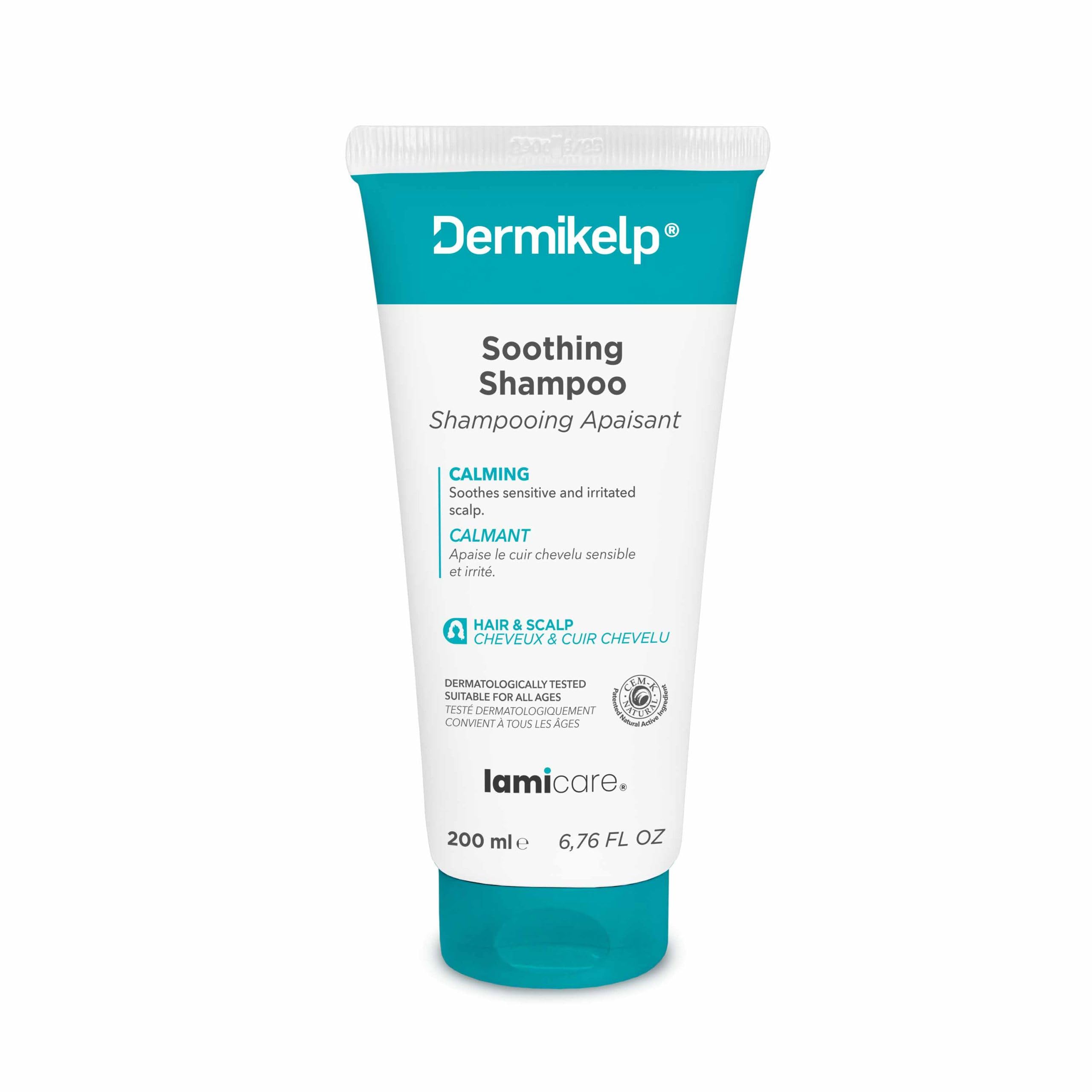 Dermikelp® Soothing Shampoo for Dry Itchy Scalps, Gentle Care for Dandruff and Sensitivity Coal Tar-Free, Paraben-Free
