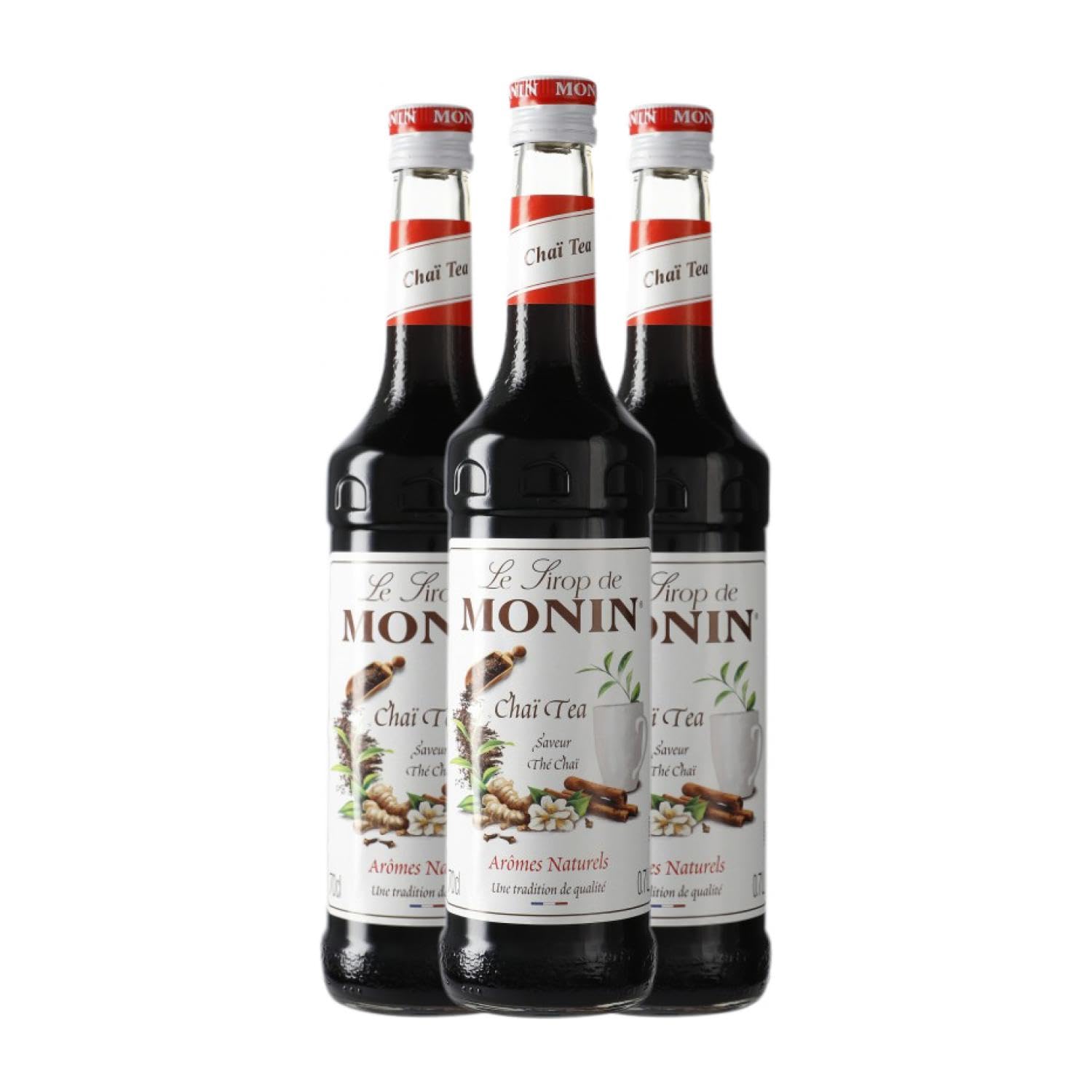 Schnapp MoninCocktail Sirope Té Chai Chai Tea 70 cl (Caja de 3 Botellas de 70 cl)