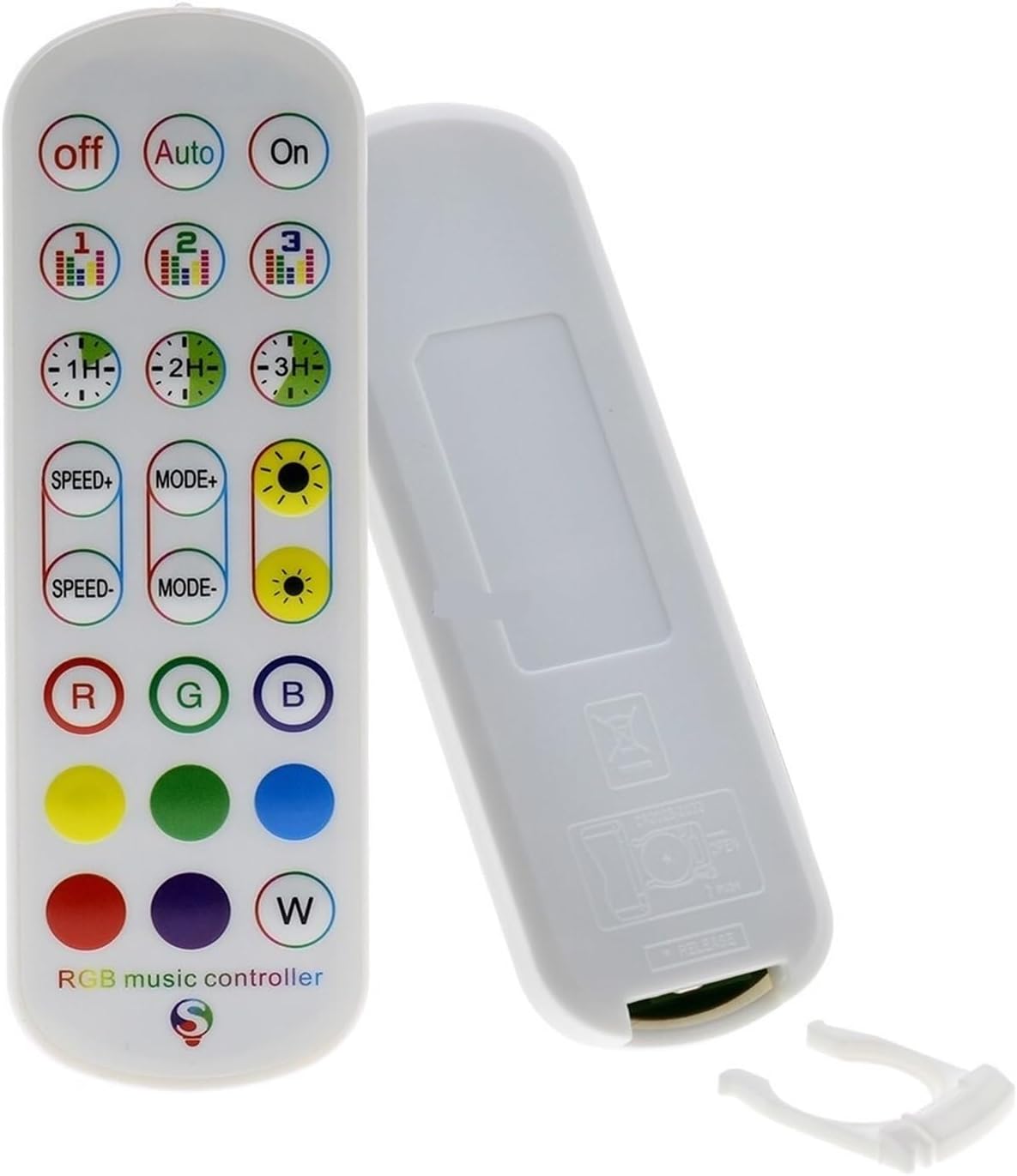 Light strip controller + 24-key remote control + voice control LED dimmer LED controller(Single output)