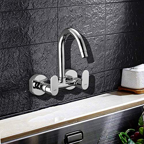 Image of ALTON EVA6560, Kitchen Sink Mixer with 360 Degree Swivel Spout | Kitchen Sink Tap | Kitchen Faucet | Tap for Kitchen Sink | Taps | Kitchen Mixer (J-Type Spout)