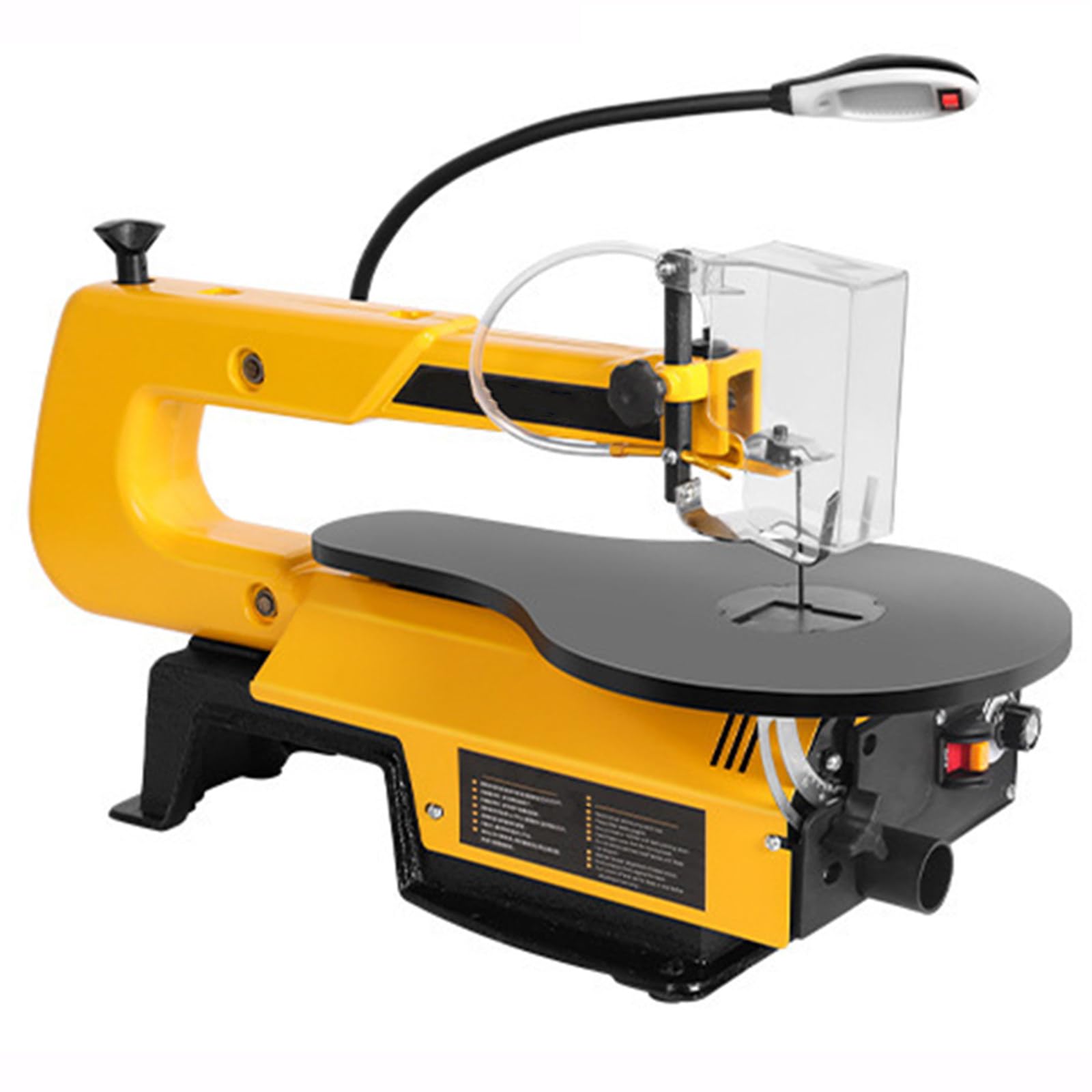 Sierra Caladora Eléctrica De Velocidad Variable, Sierra Caladora Eléctrica para Carpintería, con Motor de 180 W, Mesa Ajustable de 45°, para Artesanos y Aficionados High-EndVersion-B
