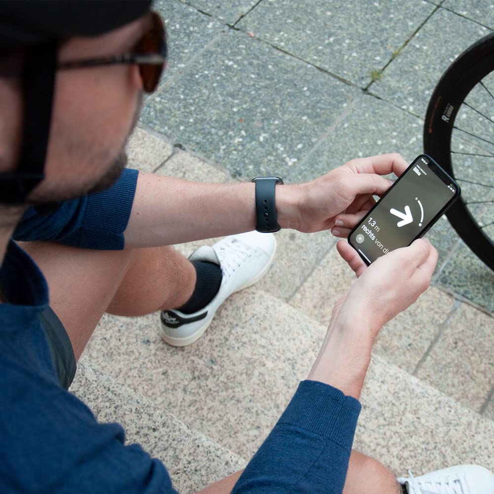 FOSIEN® Silent Track Cage, AirTag drankhouder voor fiets, aan de zijkant met stille AirTag