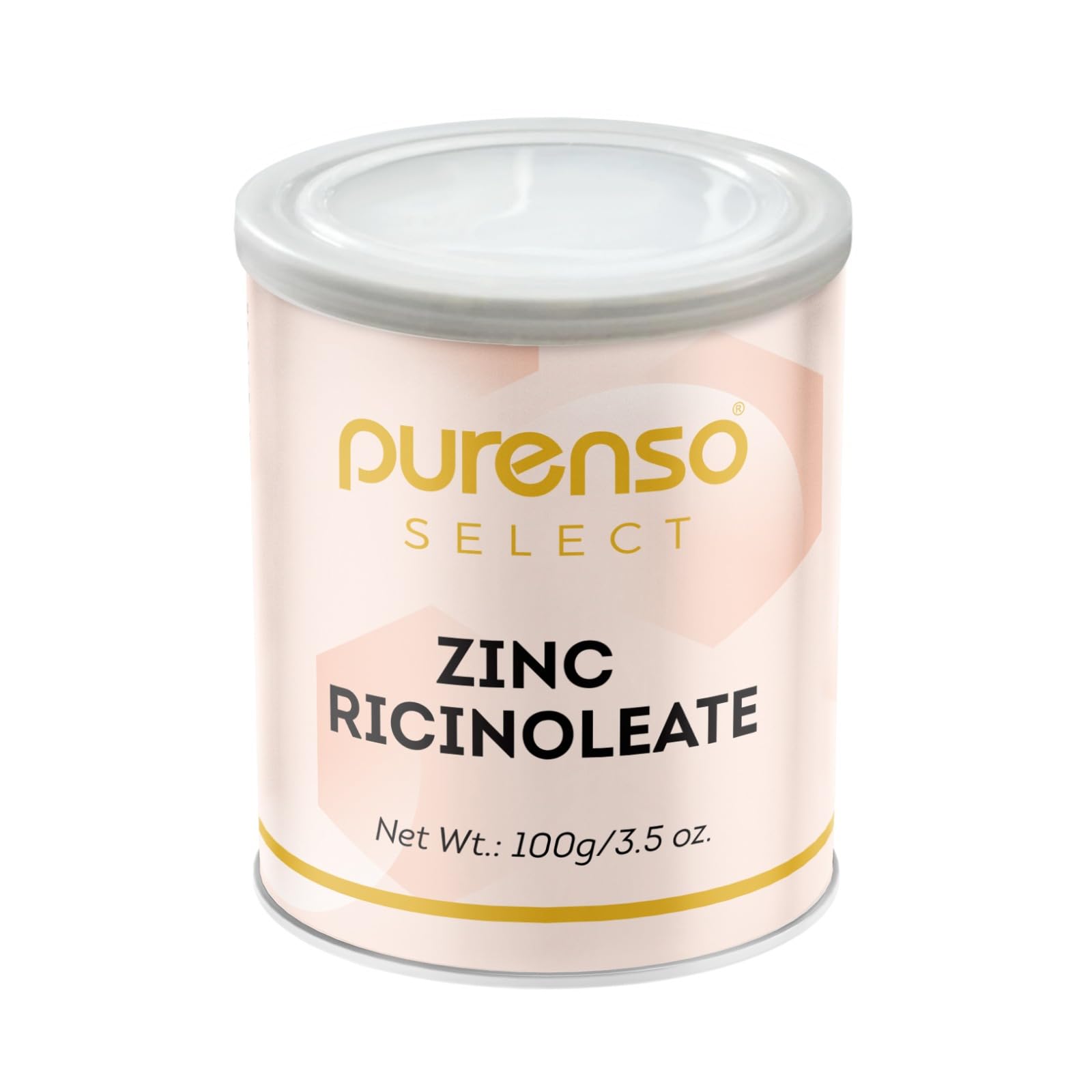 Purenso Select Zinc Ricinoleate 100g – Odor Absorbing Agent for Natural Deodorant & Personal Care Products-image-0