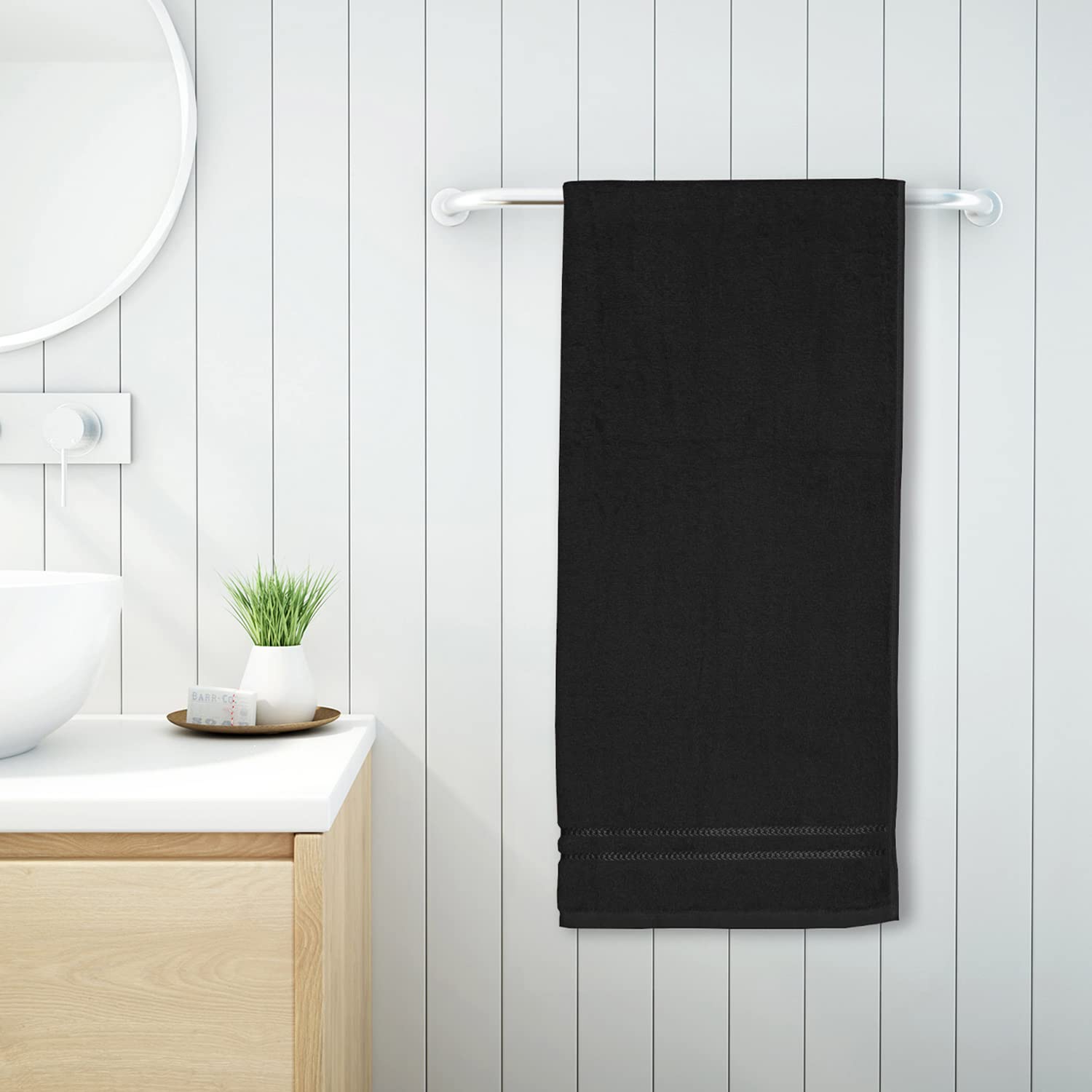 Welspun 100% Cotton Quick Dry Bath Towel - Red -15