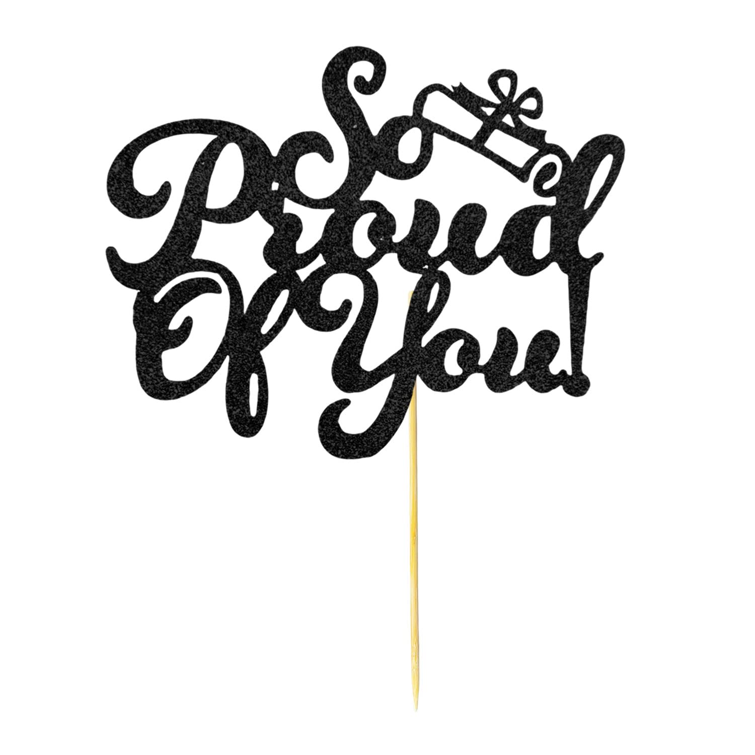 Buy ALLYMAGIC So Proud of You Cake Topper,Glitter Graduation Cake