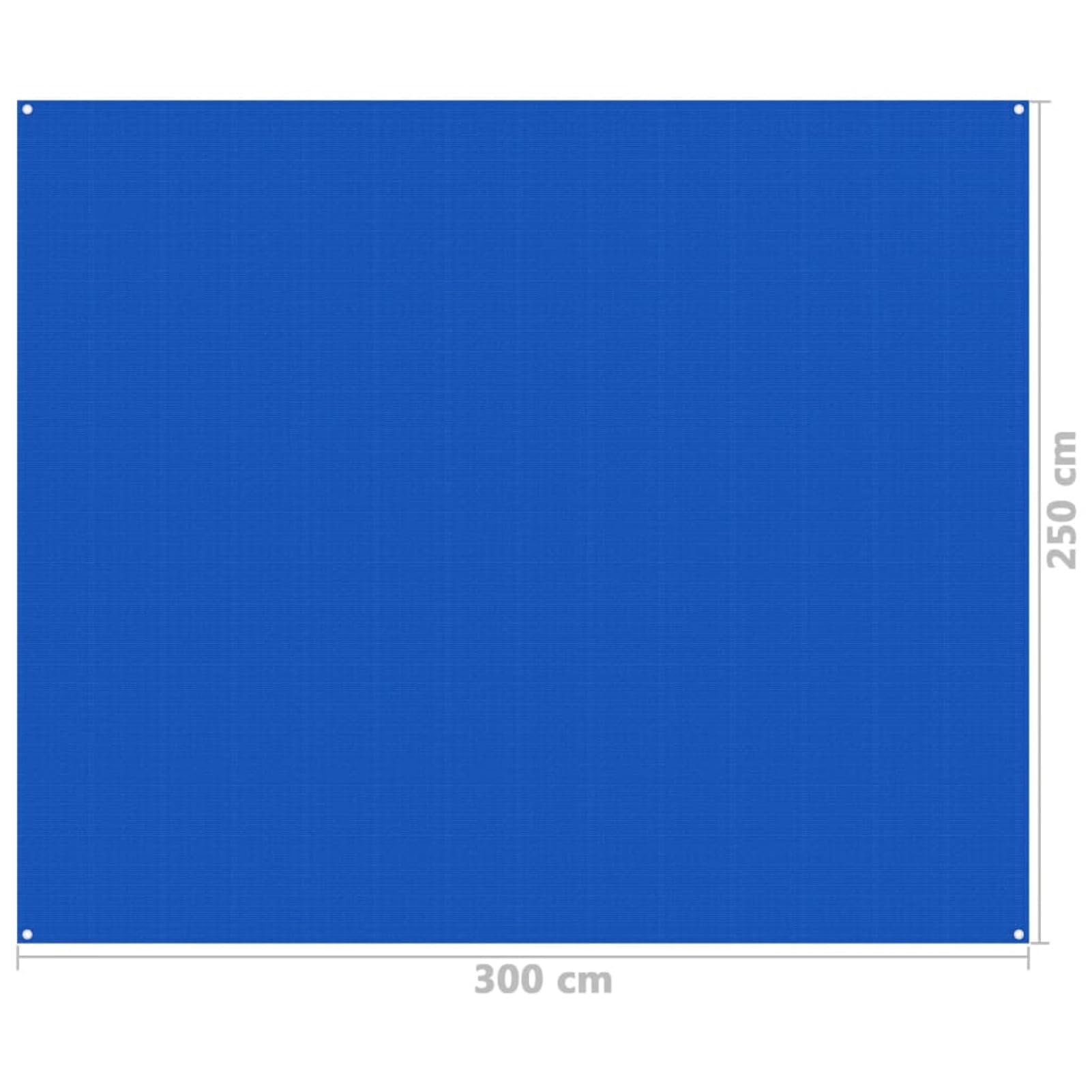 ARKEM Tappeto da Tenda 250x300 cm Blu,Stuoia Campeggio-Tappeto da Campeggio,Pavimento Ideale per Veranda