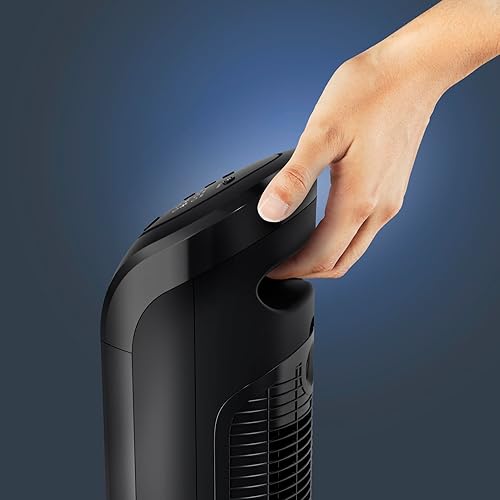 Miniatura 6 de Rowenta, Ventilador de torre, ventilador oscilante fresco de 180, ventilador de piso silencioso para dormitorio, 3 velocidades, potente ventilador