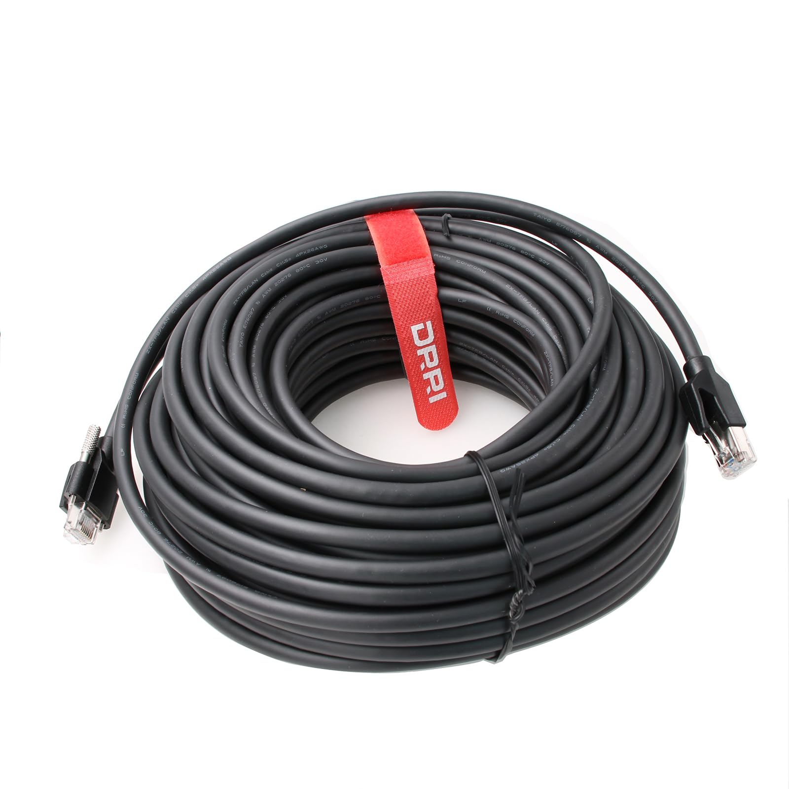 GigE Cat 6 S/STP DrC con tornillos de bloqueo horizontal RJ-45 Cable de datos para cámaras Basler