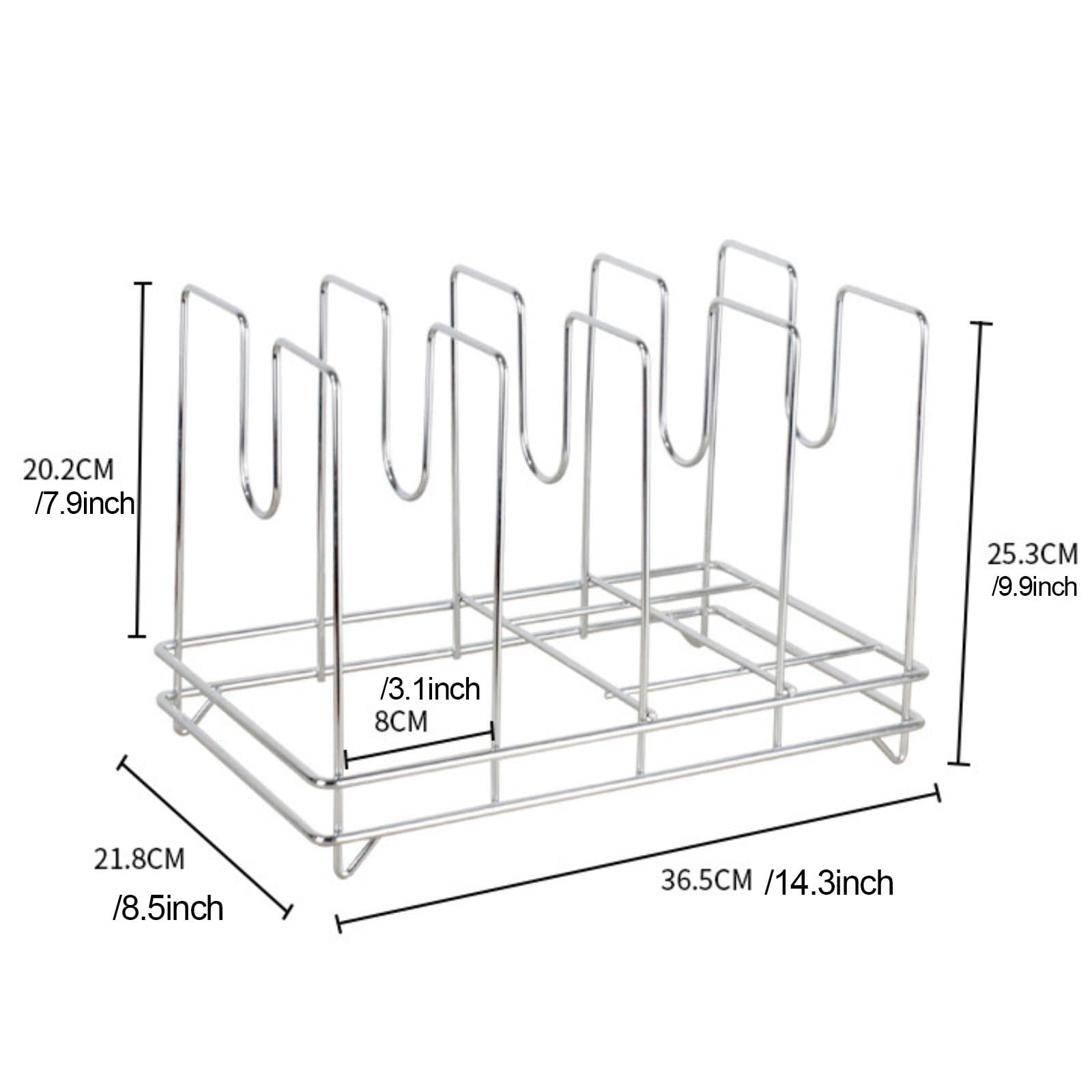 Pizza Rack Grille de Refroidissement Plateau Support INOX Porte-Plateau Rangement Ventilation Adapté Aux Cuisines Pâtisseries Restaurants, 4 Grille