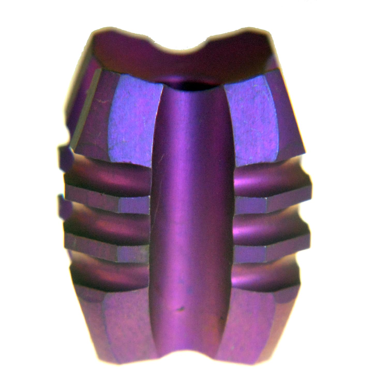 webead Knife Lanyard Beads, Titanium TC4 Tower Shape, 550 Paracord DIY Accessories, MGT (Purple)