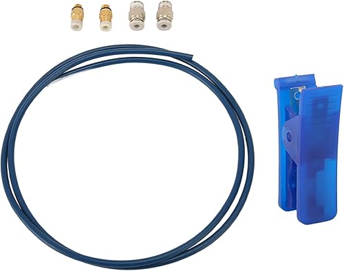 Tubo de PTFE Serie 1M XS 1.75MM Filamento, impresión a alta temperatura, lubricidad, adecuado para ABS, nailon, policarbonato, 0.002 in I.D.