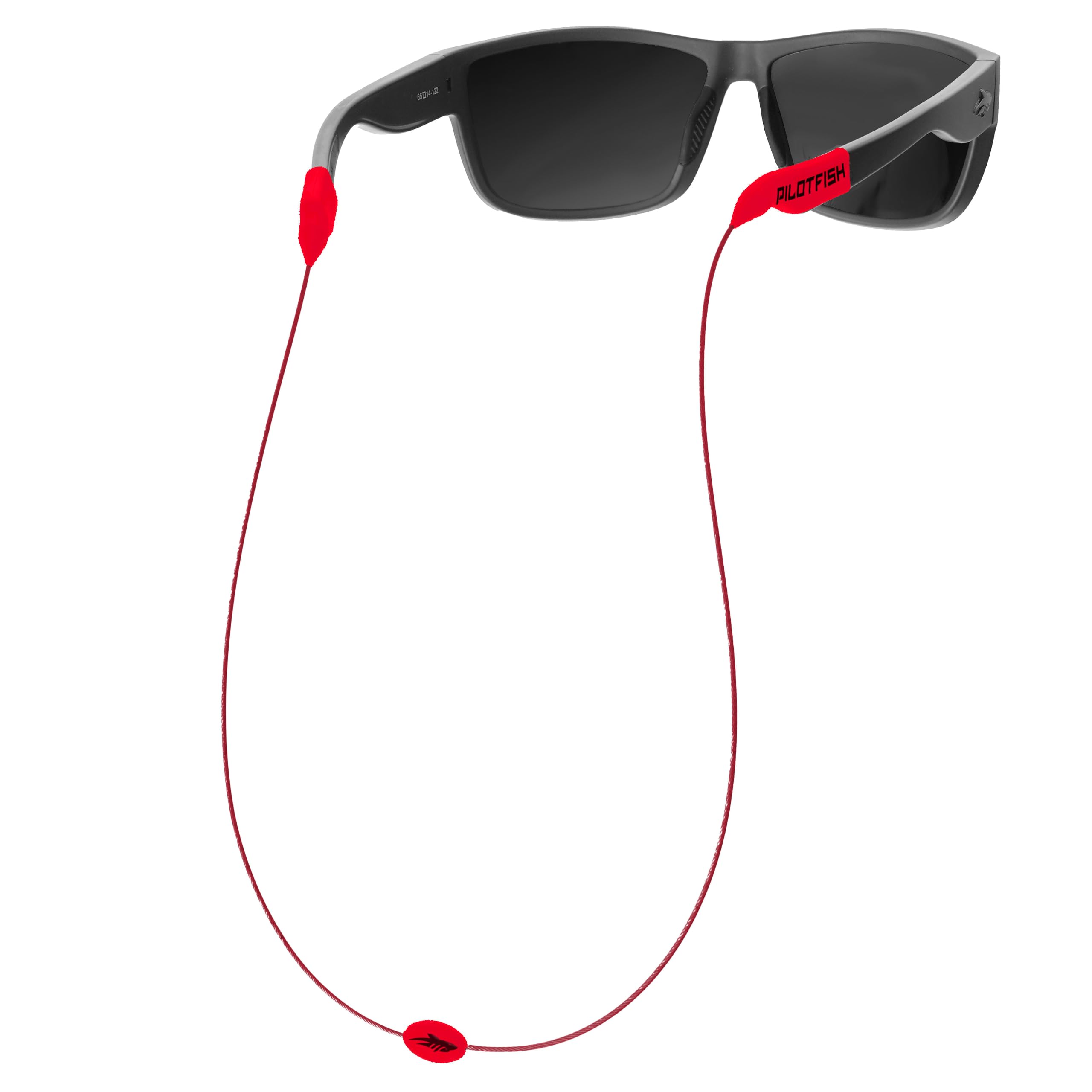 Pilotfish Wire Sunglasses Strap, No-Tail Eyewear Retainer for Glasses, Secure Eyeglass Holder for Sports and Outdoors