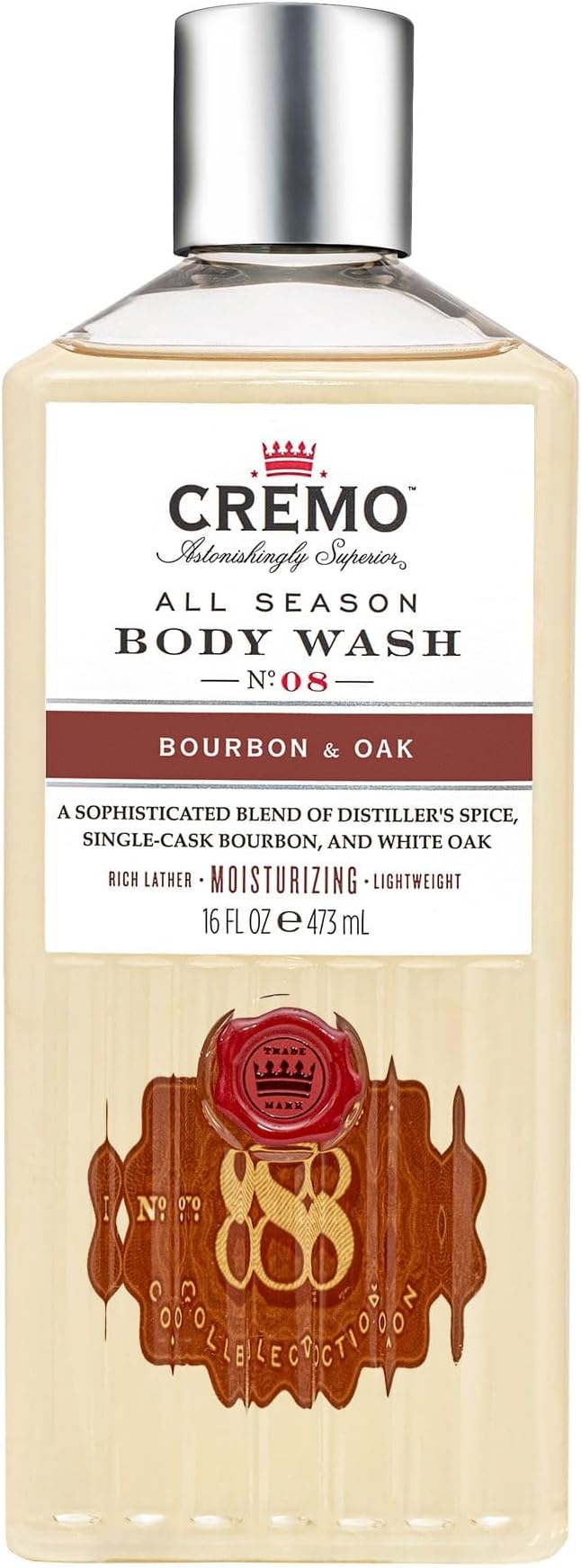 Bourbon & Oak Body Wash for Men - Woody & Ambery - 473ml