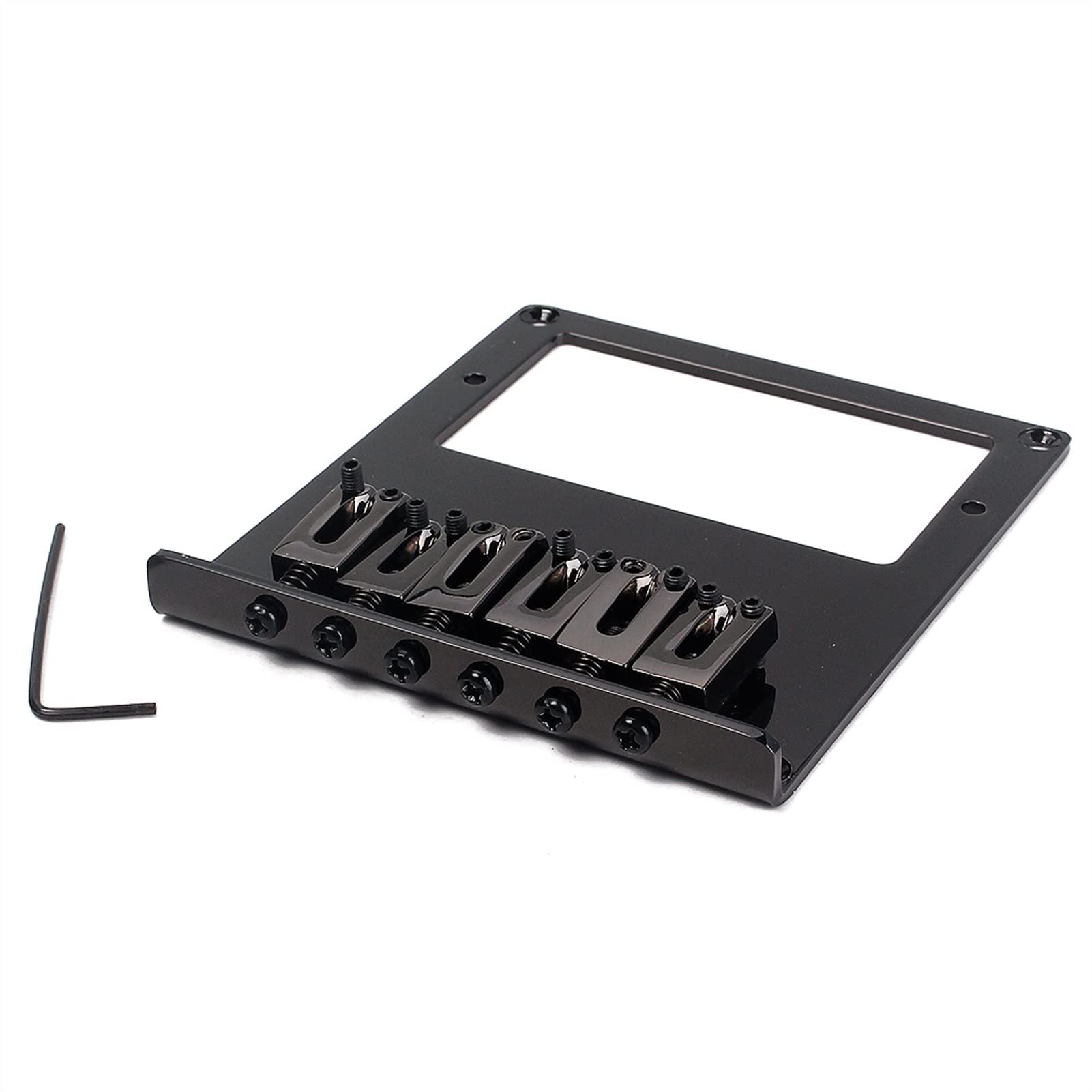 6 Saddle Tele Bridge Shappiece Tele Humbucker Tl Puente De Guitarra Para La Guitarra Negra Puente guitarra