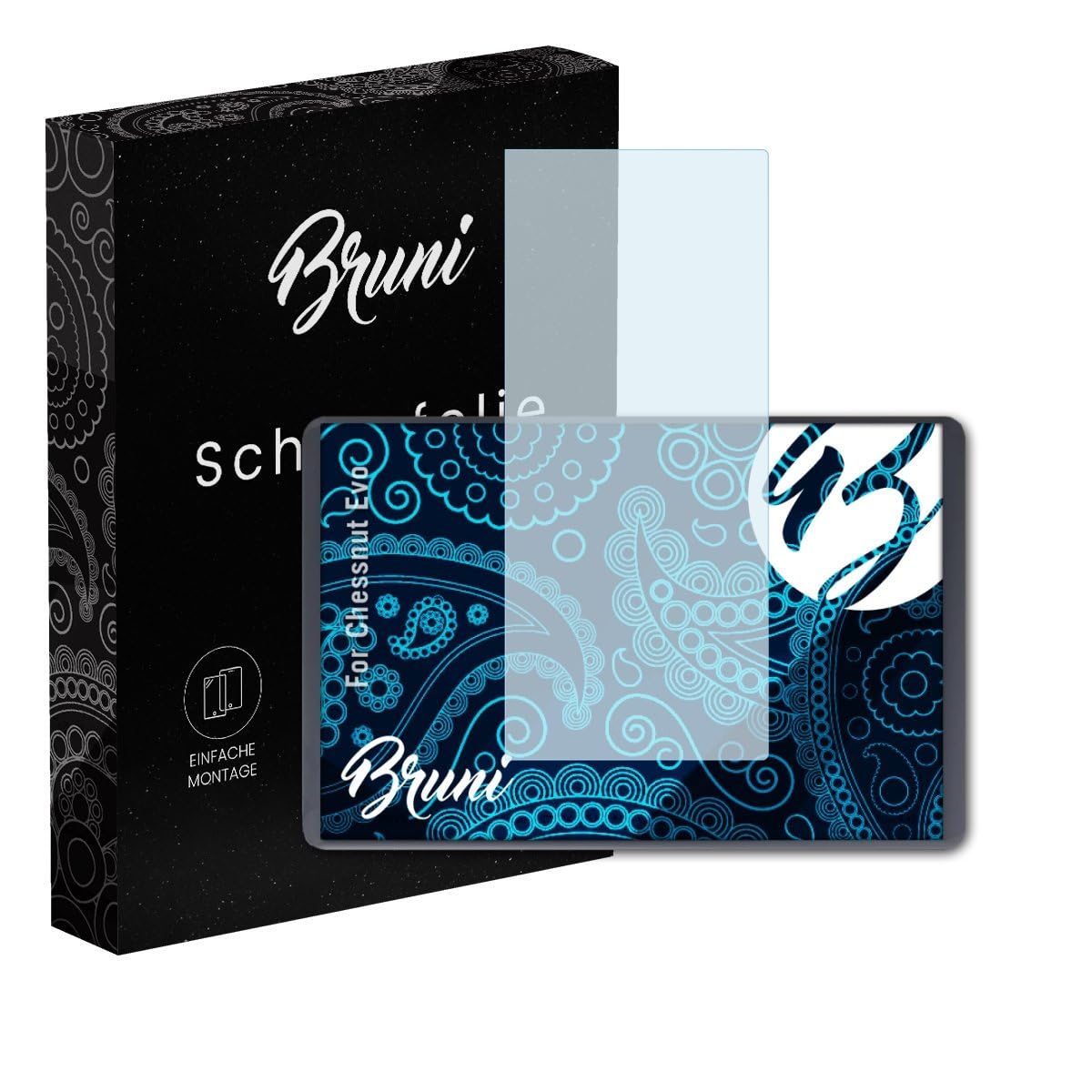Bruni Screen Protector compatible with Chessnut Evo Protector Film, crystal clear Protective Film (2X)