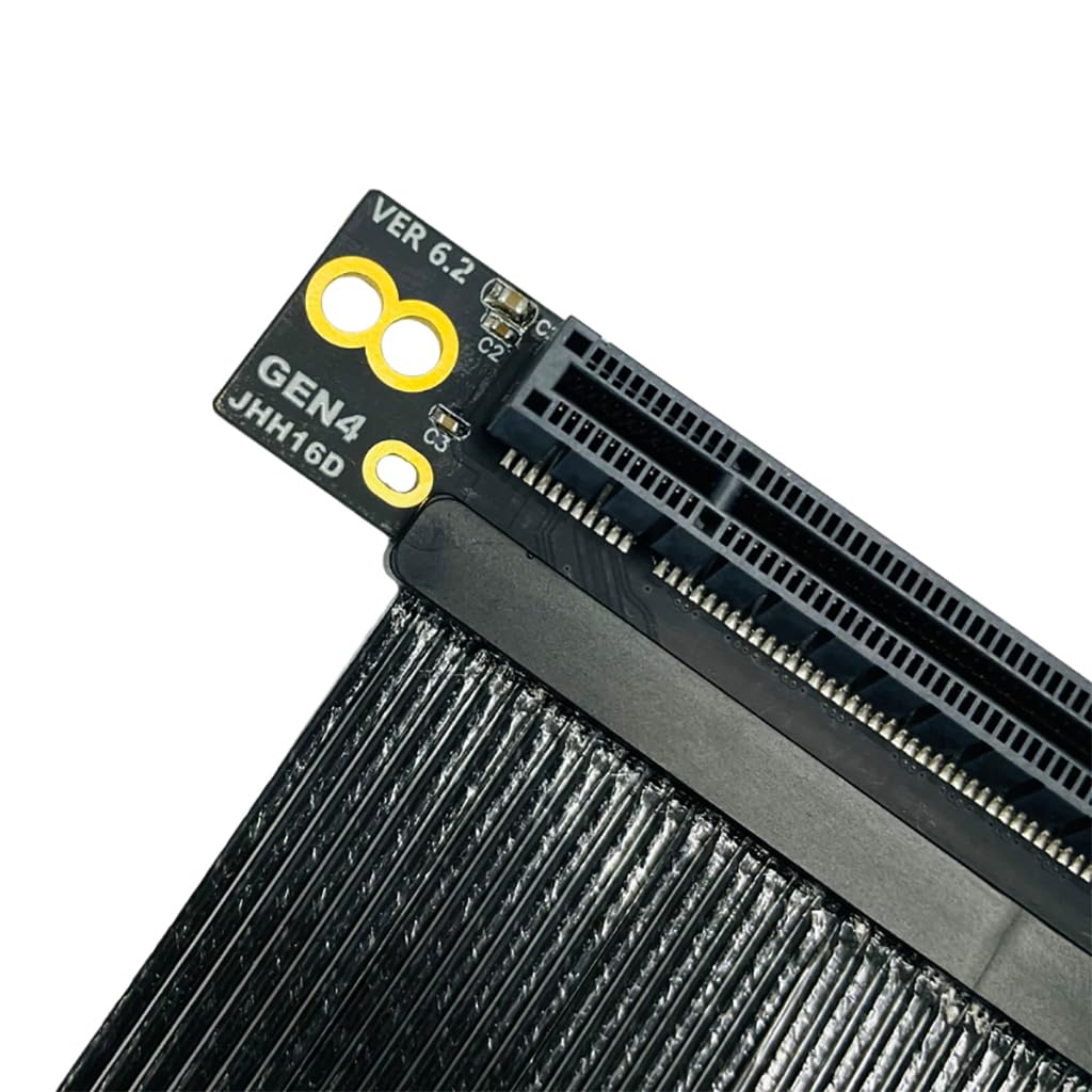 Amazon.co.jp: JMT PCIE 4.0 X16 グラフィックスカード延長ケーブル 逆