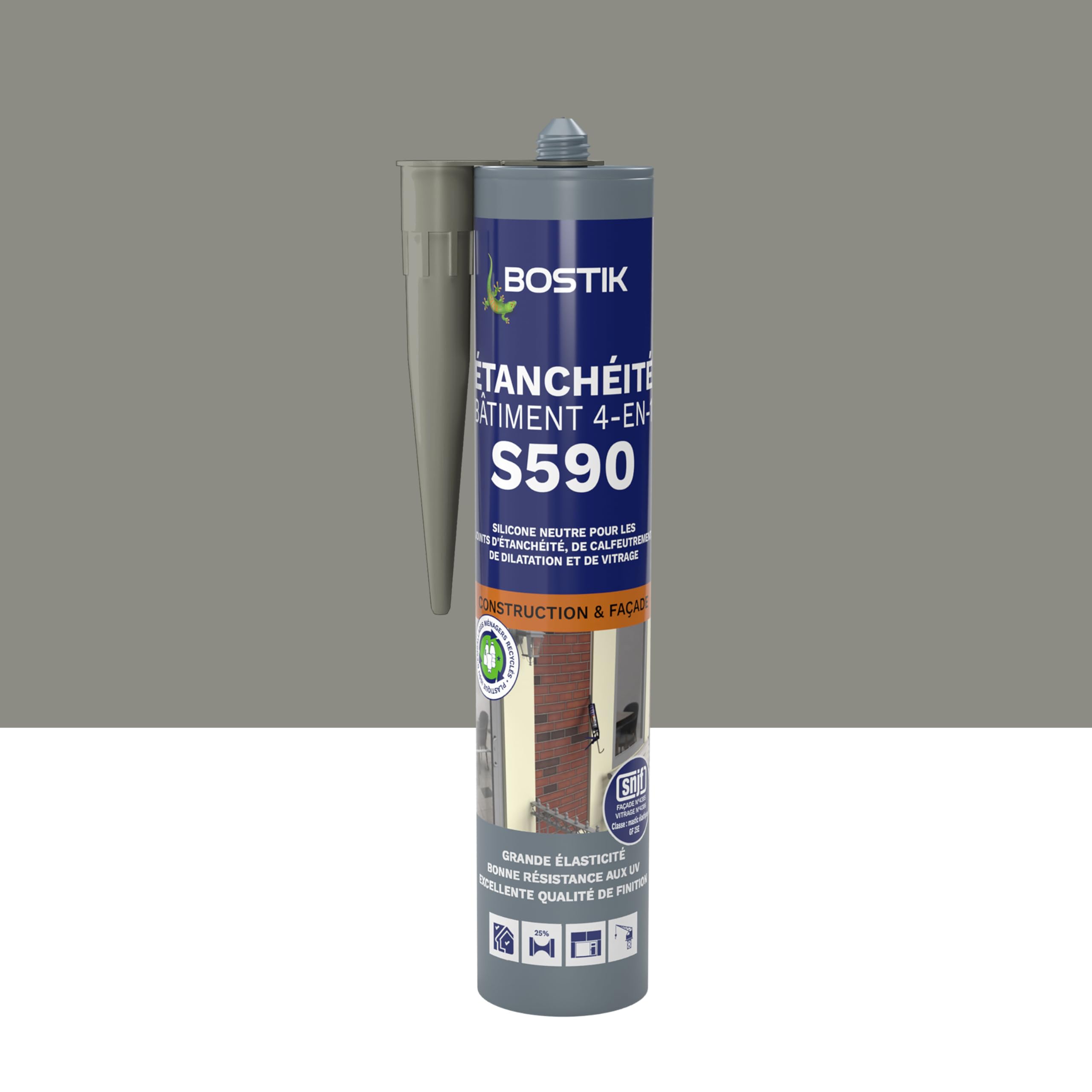 Impermeabilización Batiment 4 en 1, 300 ml, Beige