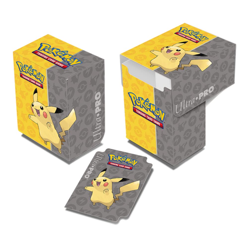 Amazon.com: Ultra Pro Pokemon Pikachu Full-View DeckBox : Toys & Games