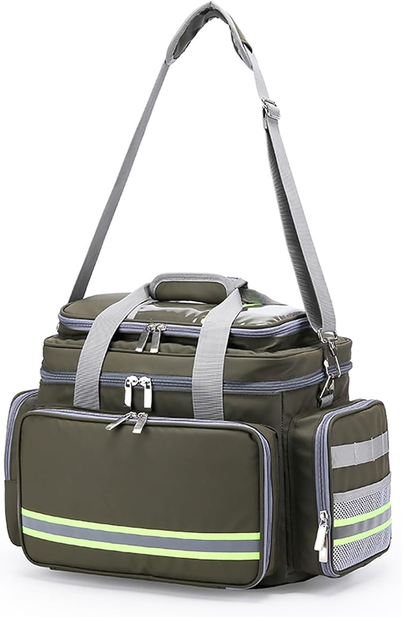 Bolsa De Primeros Auxilios Vacía, Organizador Médico de Emergencia Trauma, Bolsa de Almacenamiento de Emergencia, Suministros Médicos para EMT, Enfermeras, Médicos Tácticos, Atención Domiciliaria, Via
