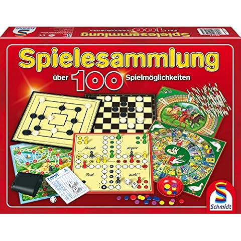 Schmidt Spiele 49147 Spielesammlung, mit über 100 Spielmöglichkeiten Cover