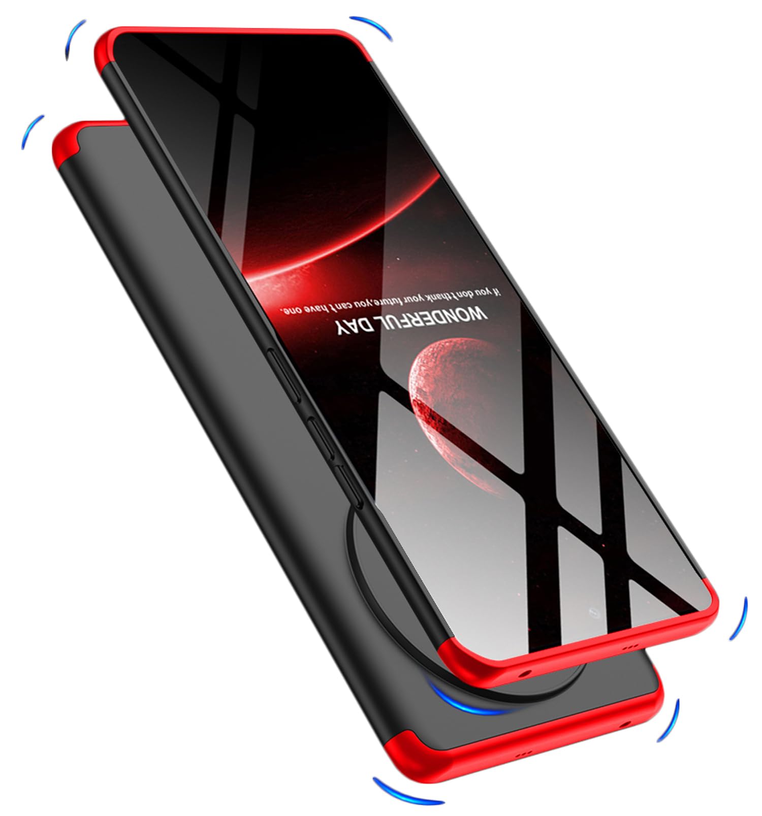 Kapa Double Dip Full 360 Protection Back Case Cover for Realme 12 Pro / 12 Pro Plus (Red, Black) (B0D2DBVV25) Amazon Price History, Amazon Price Tracker