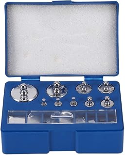 Omabeta 17Pcs 211.1g 10mg-100g Grams Precision Calibration Weight Set Test Jewelry Scale for General Laboratories Industrial Measurement