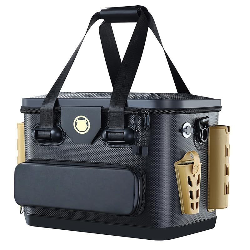 Amazon.co.jp: 座れるタックルボックス ロッドホルダー付き タックル