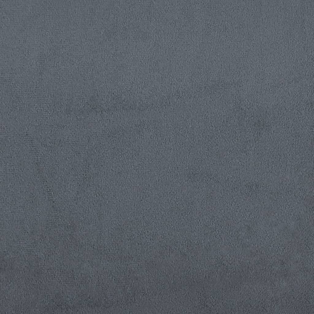 IKAYAA Sofá de 3 Plazas con Taburete Patas de Madera Sofá de Salon de Terciopelo Sofá Chaise Longue Moderno para Salon Oficina 180 cm Gris Oscuro 3032130_es