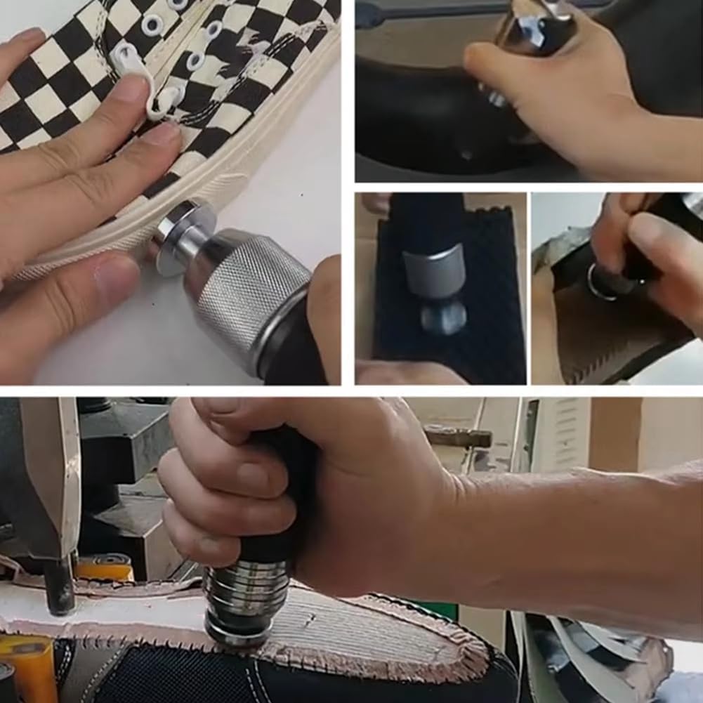 SCMaG (エスシーエムジー) エアハンマーミニストレート空気圧ツールタイヤシュー​​ズ修理自動ハンマーアイアンエッジシーリング新