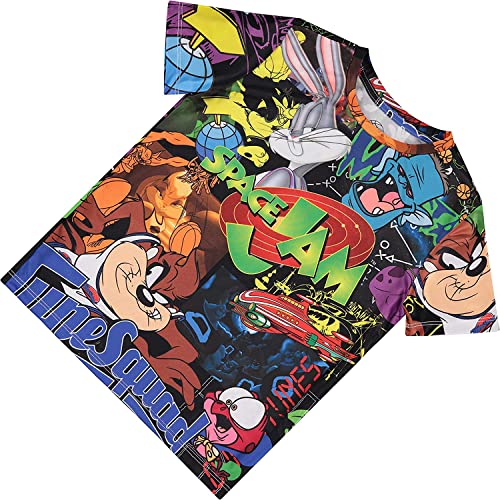 Space Jam A New Legacy Boys Short Sleeve T-Shirt- Looney Tunes Tune Squad Bugs Bunny Group T-Shirt2