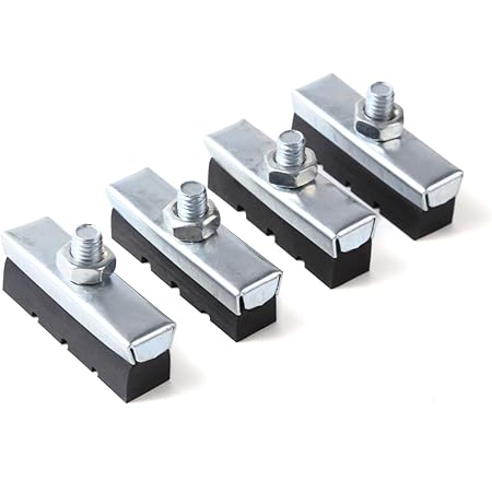 Amazon アルミリム用 ブレーキパッド ブレーキシュー 4個セット 自転車 電動 折りたたみ 軽快車 ママチャリ Officekk ブレーキシュー パッド