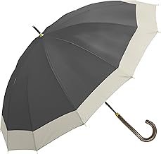 assa Women's Umbrella, Lightweight, Long Umbrella, Hand Opening, Fiberglass Ribs, UV Protection, Stylish, Brand, Cute, Rain Umbrella, Rain Gear, RL